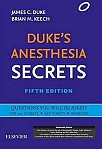 Dukes Anesthesia Secrets,5e (Paperback)