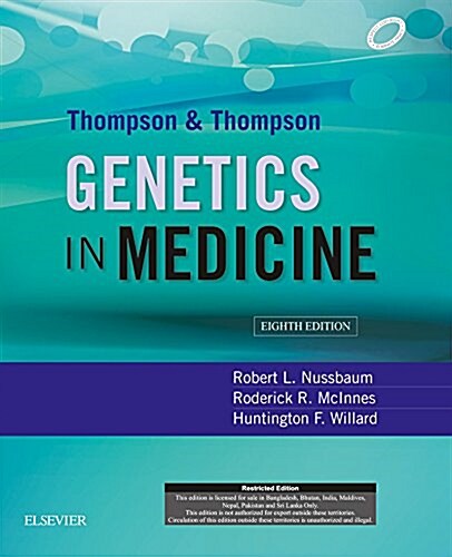 Thompson & Thompson Genetics in Medicine, 8e (Paperback)