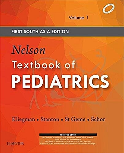 Nelson Textbook of Pediatrics: First South Asia Edition, 3 volume set (Hardcover)
