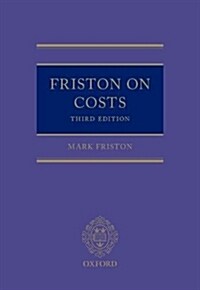 Friston on Costs (Hardcover)