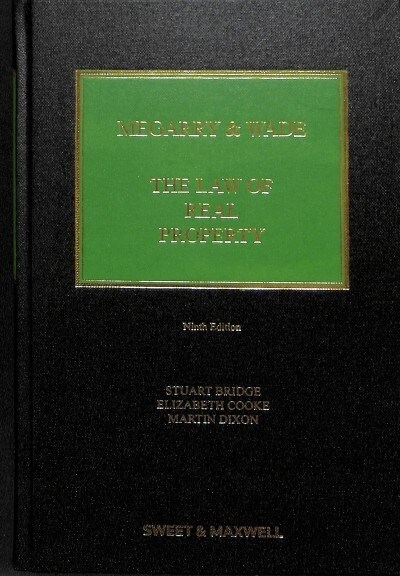 Megarry & Wade: The Law of Real Property (Hardcover, 9 ed)