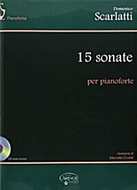 15 SONATAS PIANO WITH CD (Paperback)