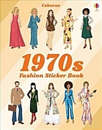 1970s Fashion Sticker Book (Paperback)