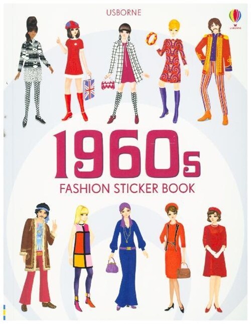 1960s Fashion Sticker Book (Paperback)