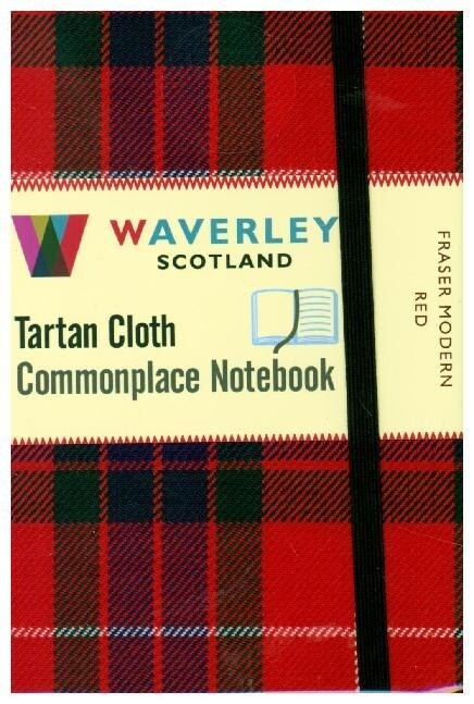 Fraser Modern Red: : Waverley Genuine Tartan Cloth Commonplace Pocket Notebook (9cm x 14cm) (Hardcover)