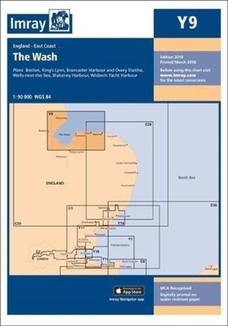 Imray Chart Y9 : The Wash (Paperback, New ed)