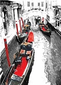 Large European Journal : Red Gondola (Paperback)