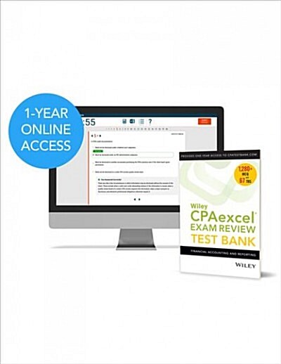 Wiley Cpaexcel Exam Review 2019 Test Bank: Financial Accounting and Reporting (1-Year Access) (Paperback)