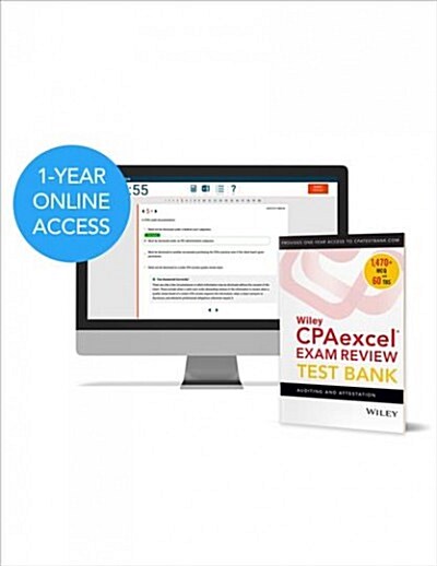 Wiley Cpaexcel Exam Review 2019 Test Bank: Auditing and Attestation (1-Year Access) (Paperback)