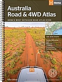 Australia Road and 4WD atlas spiral : HEMA.A.040SP (Spiral Bound, 12 ed)