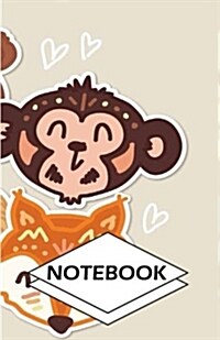 Notebook: Lion and bear: Small Pocket Diary, Lined pages (Composition Book Journal) (5.5 x 8.5) (Paperback)