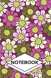 Notebook: Flower 1: Small Pocket Diary, Lined pages (Composition Book Journal) (5.5 x 8.5) (Paperback)