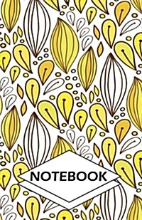 Notebook: Hedgehogs and leaves: Small Pocket Diary, Lined pages (Composition Book Journal) (5.5 x 8.5) (Paperback)