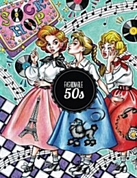 Fashionable 50s: The 1950s Coloring Book (Paperback)