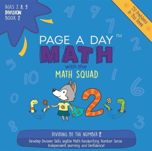 Page a Day Math Division Book 2: Dividing by 2 (Paperback)