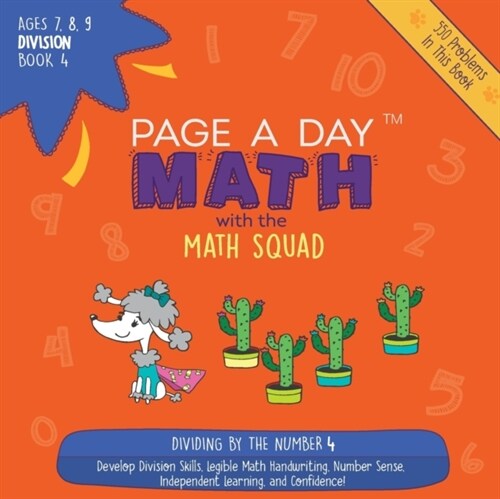 Page a Day Math Division Book 4: Dividing by 4 (Paperback)