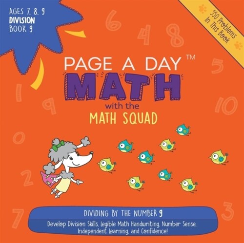 Page a Day Math Division Book 9: Dividing by 9 (Paperback)