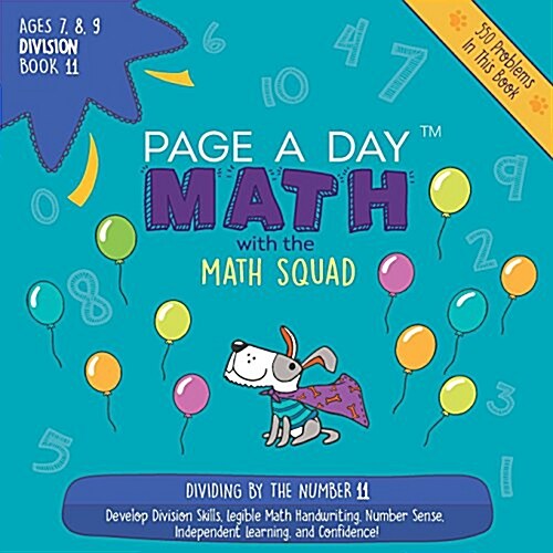 Page a Day Math Division Book 11: Dividing by 11 (Paperback)