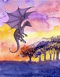 Dragon Notebook: Dot Grid Notebook Journal 8.5 X 11 202 Pages (Paperback)