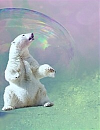 Polar Bear Notebook: Dot Grid Notebook Journal 8.5 X 11 202 Pages (Paperback)