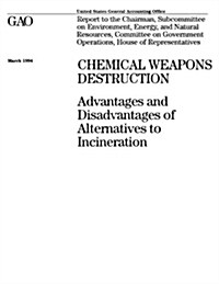 Chemical Weapons Destruction: Advantages and Disadvantages of Alternatives to Incineration (Paperback)