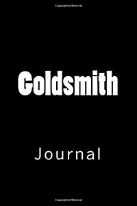 Goldsmith: Journal, 150 lined pages, softcover, 6 x 9 (Paperback)