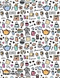 Coffee Daily Planner: Daily Spread 2018 October - December Calendar Organizer Appointment Book to Do List, Coffee Coffee and Tea Pattern Dp8 (Paperback)