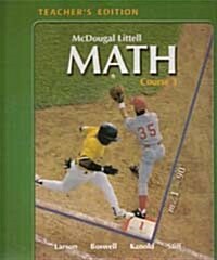 Middle School Math, Course 3  (Teachers Edition, Hardcover)