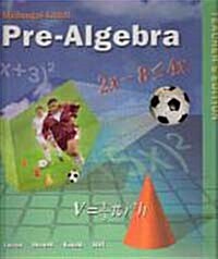 MATH, Pre-Algebra (Teachers Edition, Hardcover)