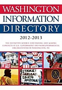 Washington Information Directory 2012-2013 (Hardcover, 1st)