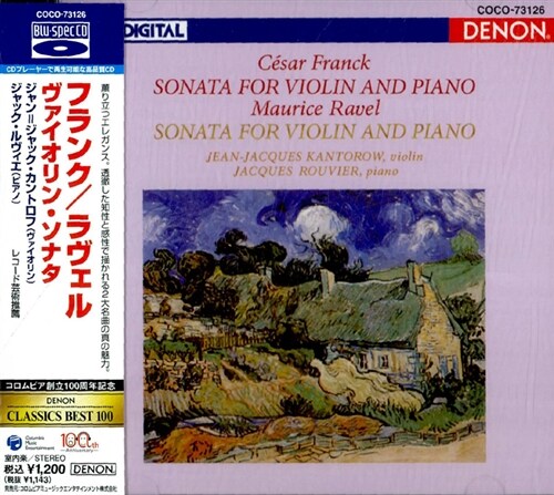[수입] 프랑크 & 라벨 : 바이올린 소나타 [Blu-Spec CD]