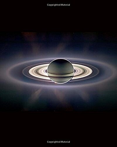 Daily Organizer and Planner: NASA Rings Of Saturn: 180 Day 8 x 10 Journal Notebook Day Planner (Paperback)