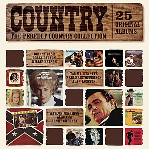 [수입] The Perfect Country Collection - 25 Original Album [26 for 4]