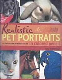 Realistic Pet Portraits in Colored Pencil (Paperback)