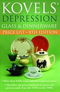 Kovels Depression Glass & Dinnerware Price List (Paperback, 8th)