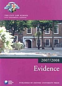 Evidence 2007-2008 (Paperback)