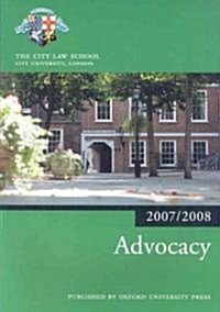 Advocacy 2007-2008 (Paperback)
