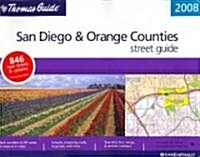 The Thomas Guide 2008 San Diego & Orange Counties Street Guide (Paperback, Spiral)