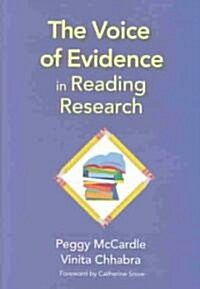 The Voice of Evidence in Reading Research (Hardcover)