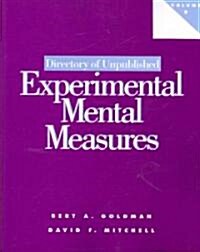Directory of Unpublished Experimental Mental Measures (Paperback, 1st)