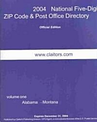 2004 National Five-Digit Zip Code and Post Office Directory (Paperback)