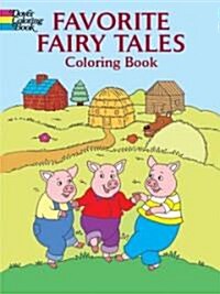 Favorite Fairy Tales Coloring Book (Paperback)
