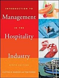 [중고] Introduction to Management in the Hospitality Industry (Hardcover, 9th)