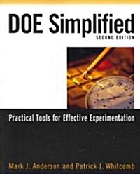 DOE Simplified: Practical Tools for Effective Experimentation [With CDROM] (Paperback, 2)