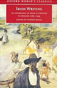 Irish Writing (Paperback)