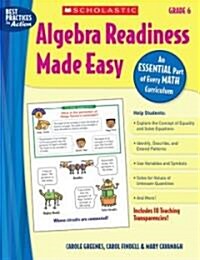 Algebra Readiness Made Easy, Grade 6 (Paperback, PCK)