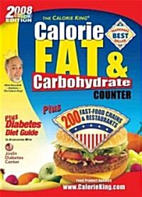 Calorie, Fat & Carbohydrate Counter (Paperback, 20, Anniversary)