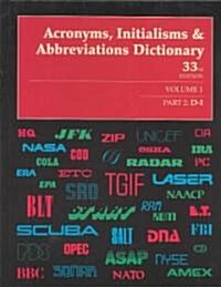 Acronyms, Initialisms & Abbreviations Dictionary (Hardcover)