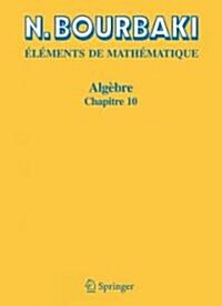 Alg?re: Chapitre 10. Alg?re Homologique (Paperback)