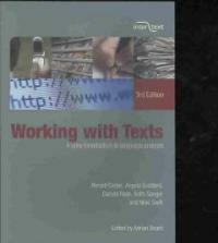 Working with texts : a core introduction to language analysis 3rd ed